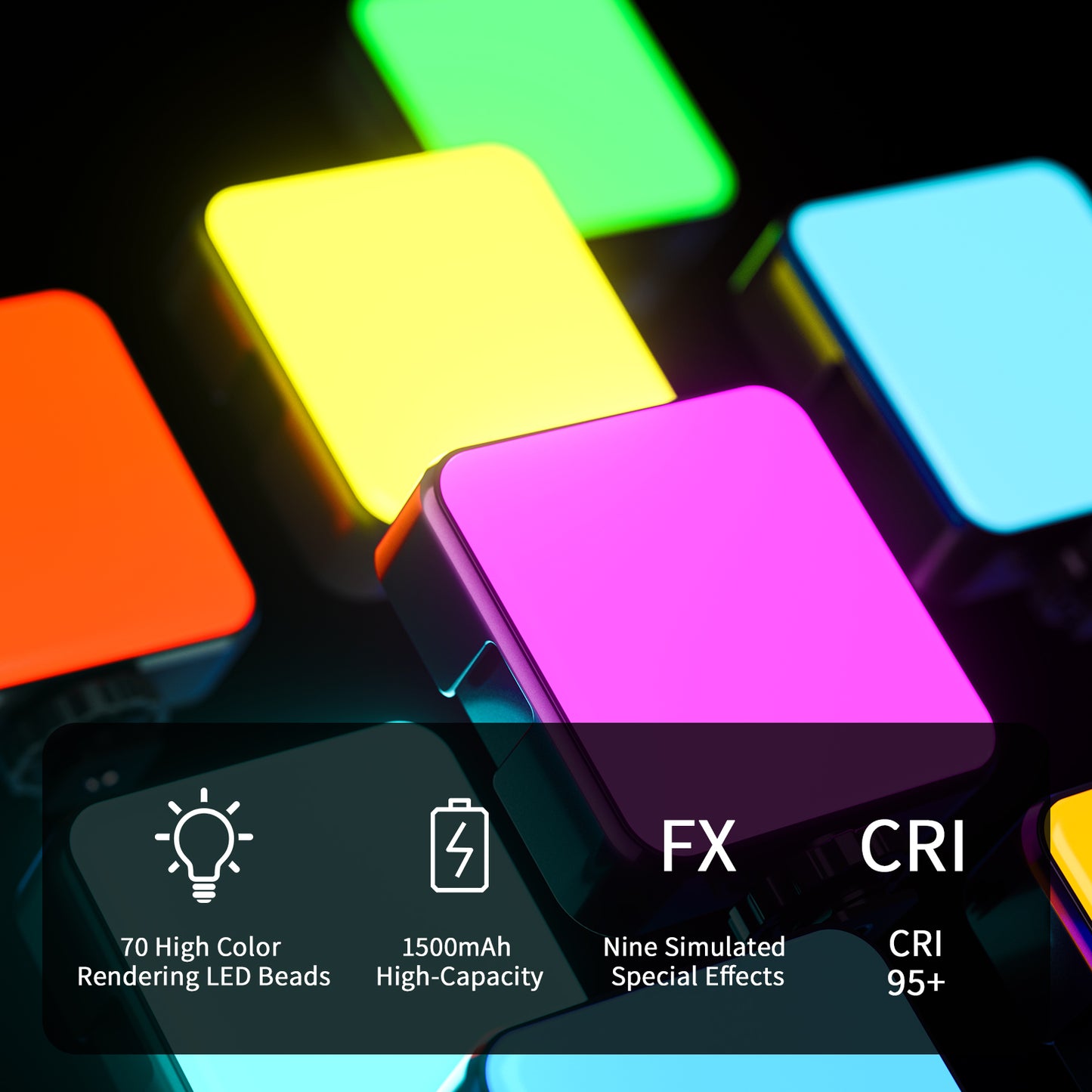 Tokdance Portable RGB LED Fill Light