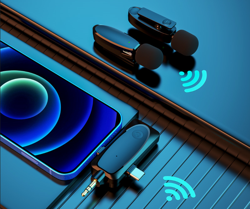 TDAP003-2 wireless one to two lavalier microphone