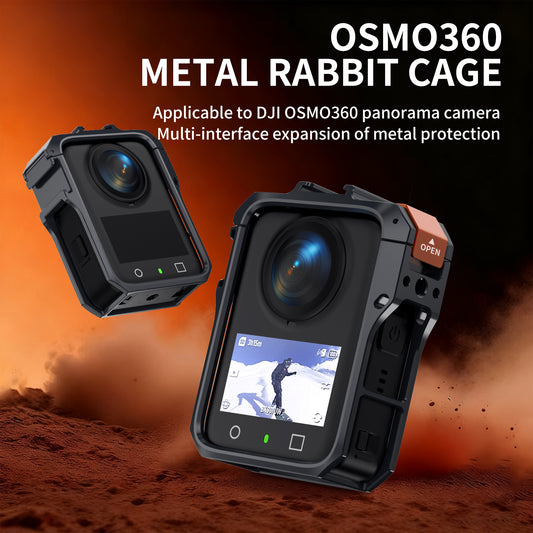 TL04 Aluminum Camera Cage for DJI Osmo Action - Protective Vlogging Rig