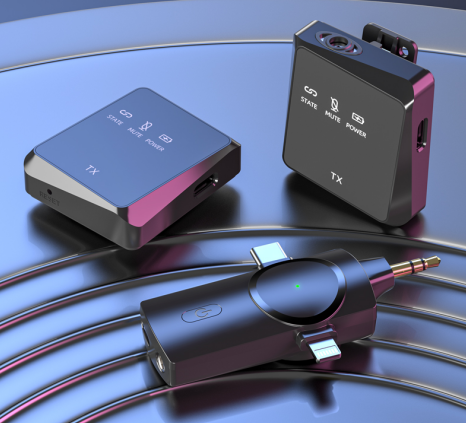 TDAP009 wireless one to two lavalier microphone