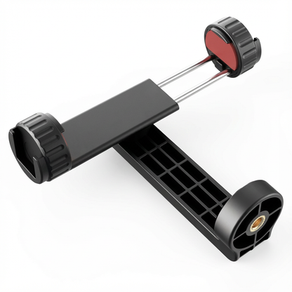 BJ-01 Universal Phone Clamp with 1/4 Mount & Cold Shoe for Light and Mic