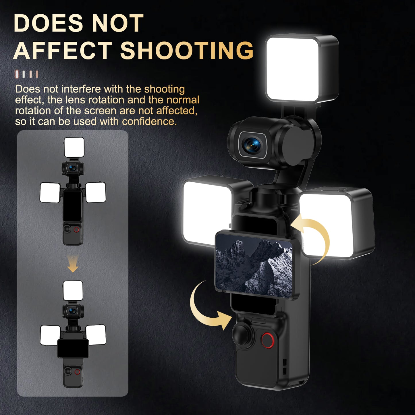 Pocket 3 Multi-Light Gimbal Bracket Series