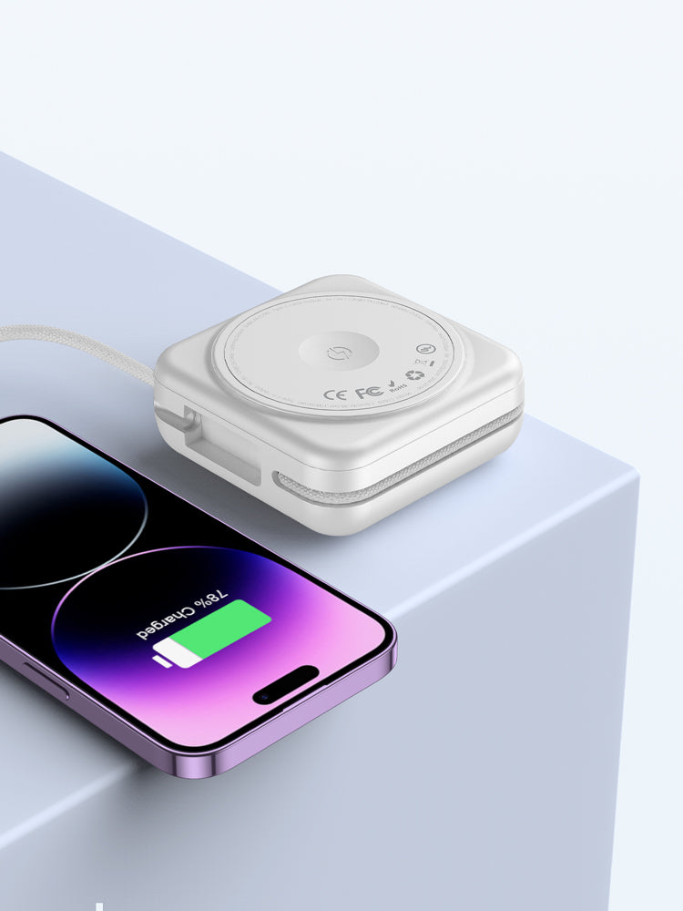 Tokdance MagSafe Magnetic Square Wireless Power Bank – 10,000mAh Portable Charger for iPhone