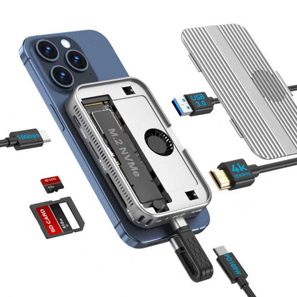 Tokdance Creator Hub: M.2 SSD Enclosure with 4K HDMI & 10Gbps Sync