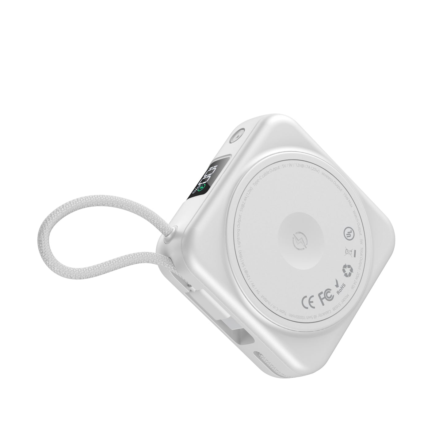 Tokdance MagSafe Magnetic Square Wireless Power Bank – 10,000mAh Portable Charger for iPhone