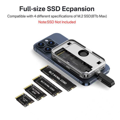 Tokdance Creator Hub: M.2 SSD Enclosure with 4K HDMI & 10Gbps Sync