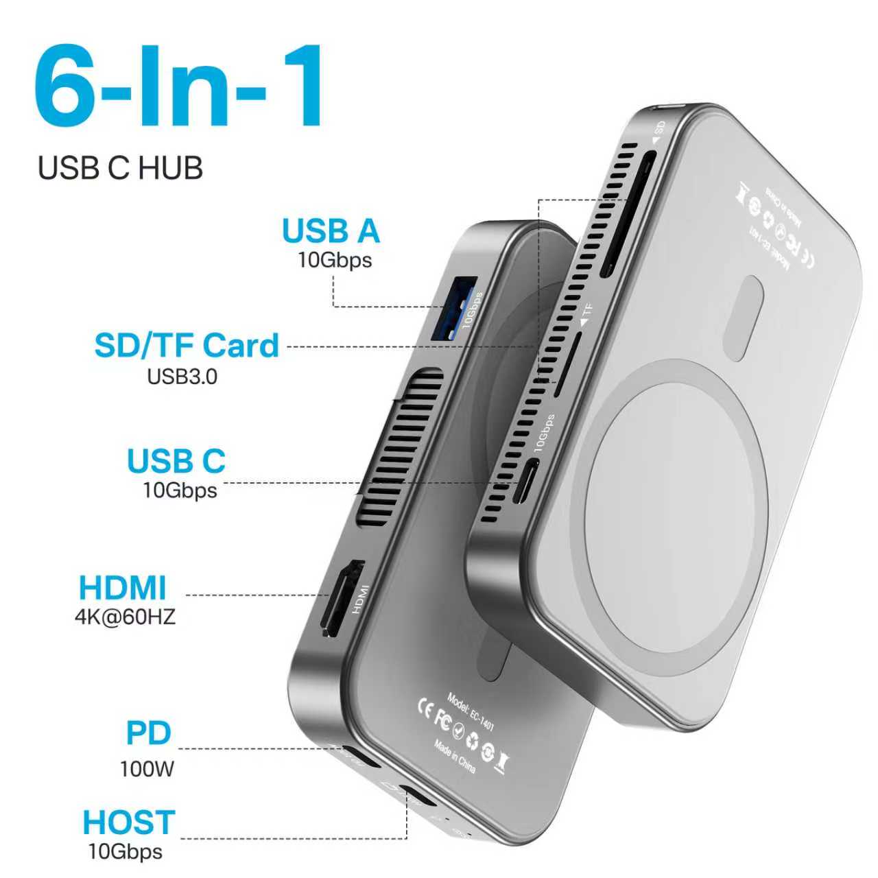 Tokdance Creator Hub: M.2 SSD Enclosure with 4K HDMI & 10Gbps Sync
