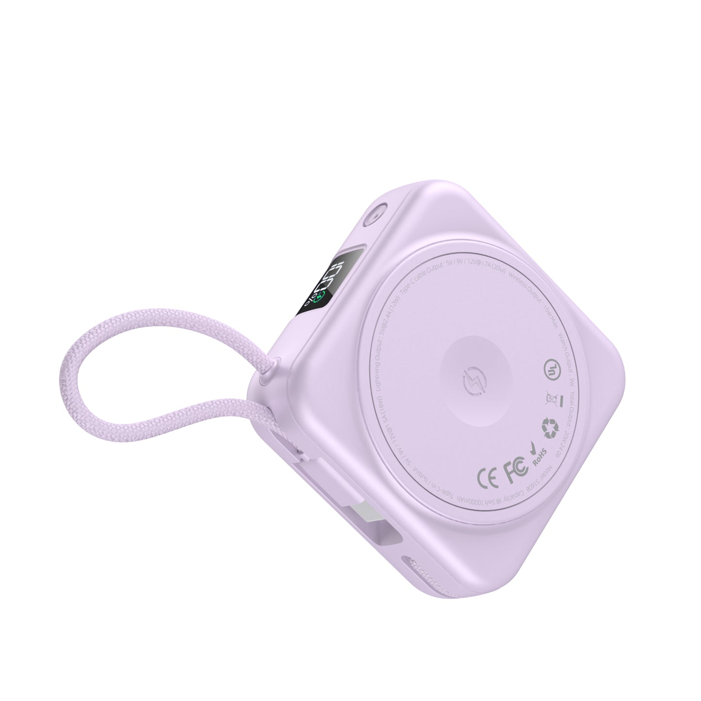 Tokdance MagSafe Magnetic Square Wireless Power Bank – 10,000mAh Portable Charger for iPhone