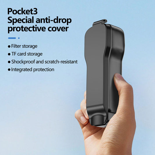 OK-01 Pocket 3 Protective Case | Shockproof Slim Cover for Pocket 3 Camera