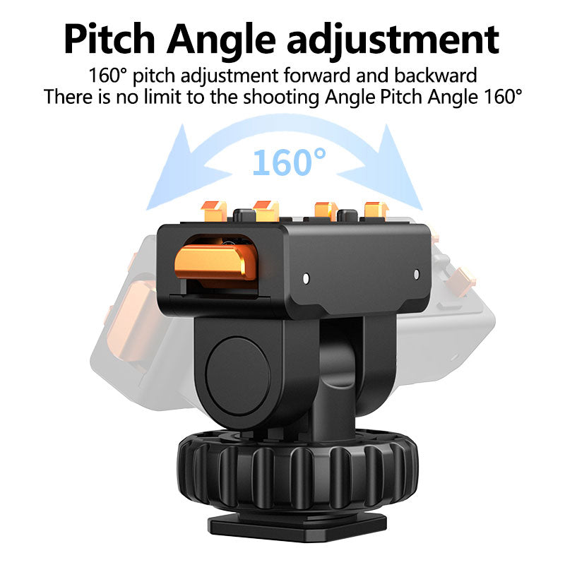 Insta360 Ace Plastic Cold Shoe Mount | Lightweight Quick-Release Swivel Adapter for Action Camera Accessories