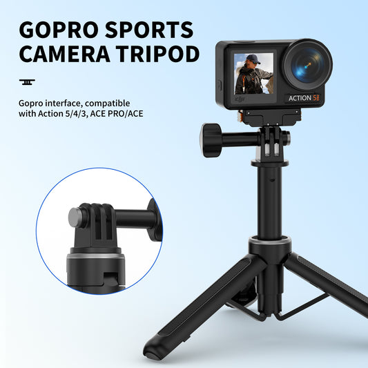 Tokdance Universal Action Camera Tripod – Compatible with GoPro, DJI & Insta360