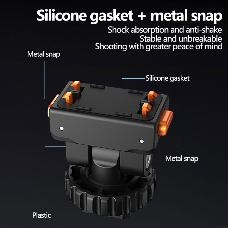 Insta360 Ace Plastic Cold Shoe Mount | Lightweight Quick-Release Swivel Adapter for Action Camera Accessories