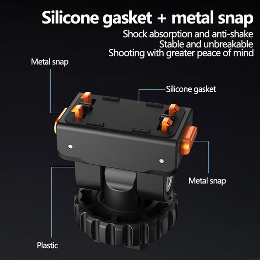 Insta360 Ace Plastic Cold Shoe Mount | Lightweight Quick-Release Swivel Adapter for Action Camera Accessories