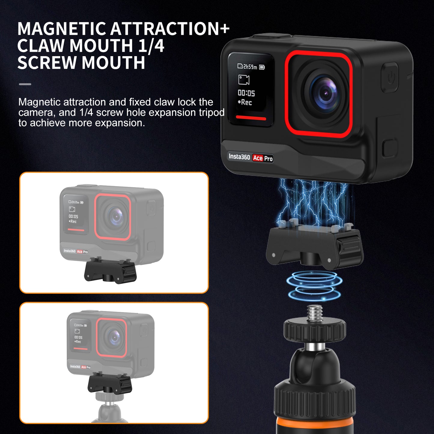 Tokdance ACE Metal 1/4" Quick-Mount Base – Tripod & Rig Adapter