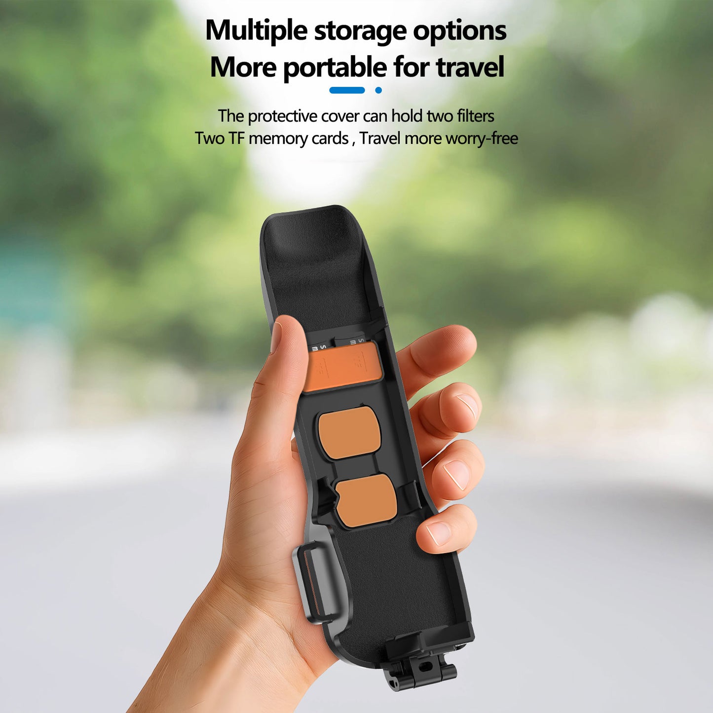 OK-01 Pocket 3 Protective Case | Shockproof Slim Cover for Pocket 3 Camera