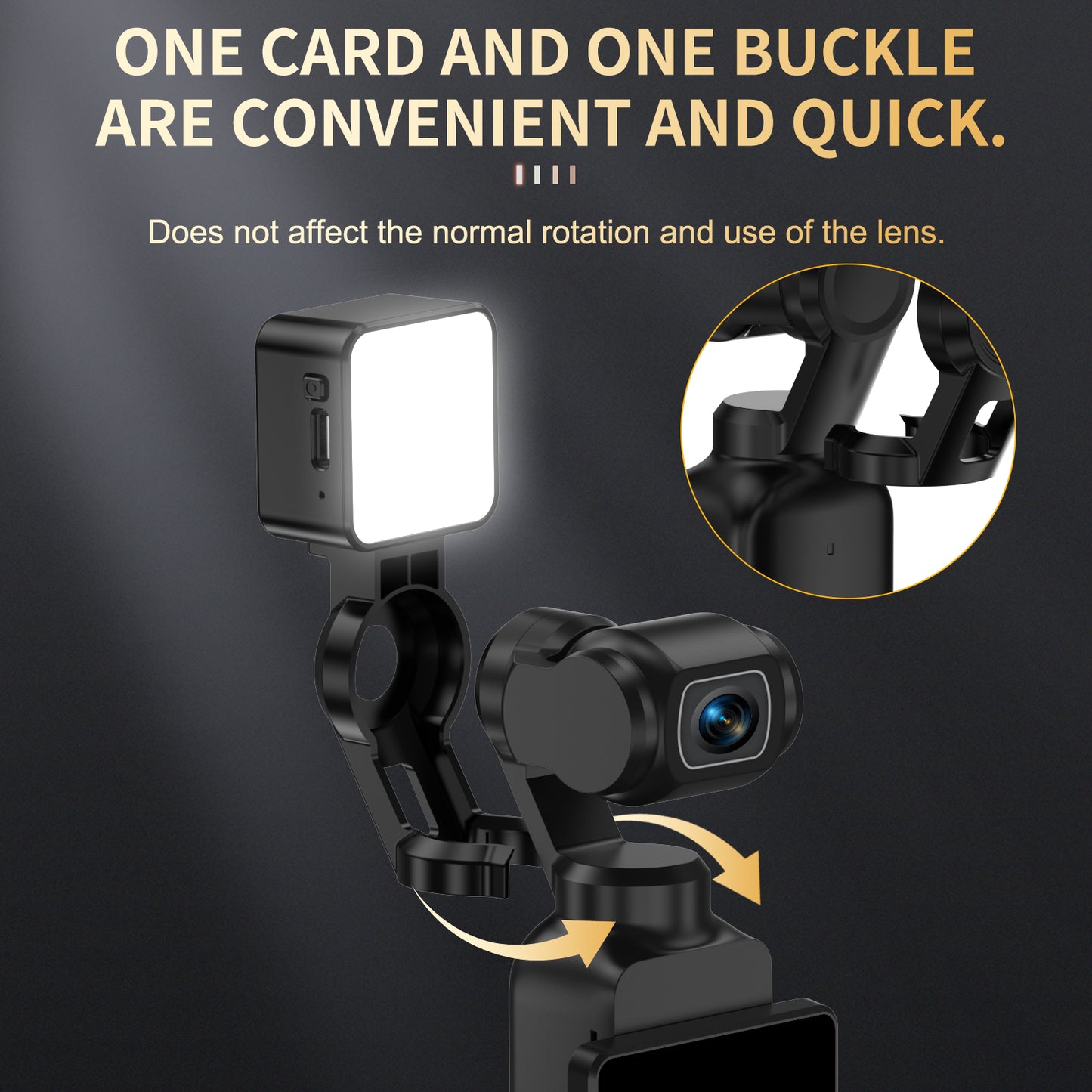 Pocket 3 Multi-Light Gimbal Bracket Series
