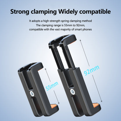 Tokdance Phone Clamp with 1/4'' Screw Mount | Universal Metal Smartphone Holder for Tripods Handheld Rigs and Stabilizers