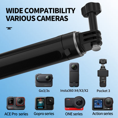 Tokdance Universal Action Camera Tripod – Compatible with GoPro, DJI & Insta360