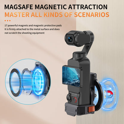 Pocket 3 MagSafe Magnetic Phone Holder Multifunctional Mount Bracket for DJI Pocket 3 and Smartphones