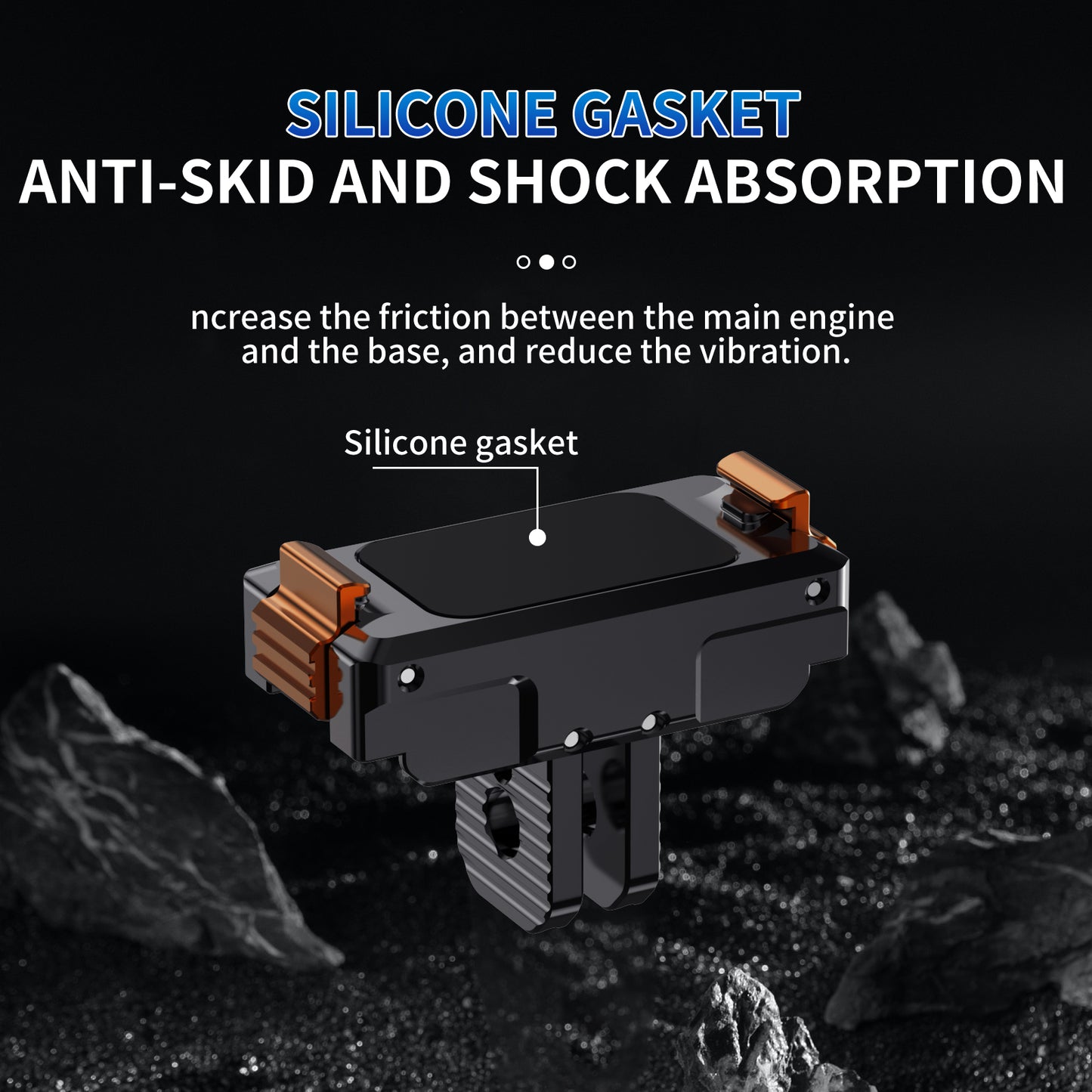 ACTION Magnetic Quick Release Metal Base for DJI Action Cameras – Stable Mounting with Easy Detachment