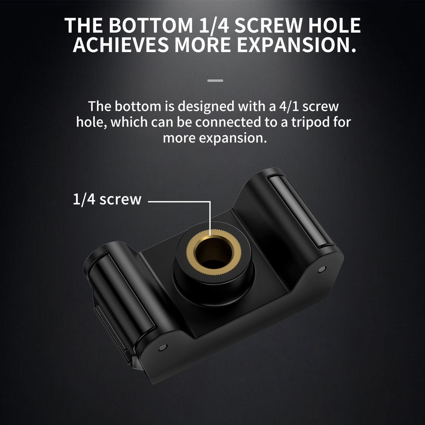 Tokdance ACE Metal 1/4" Quick-Mount Base – Tripod & Rig Adapter