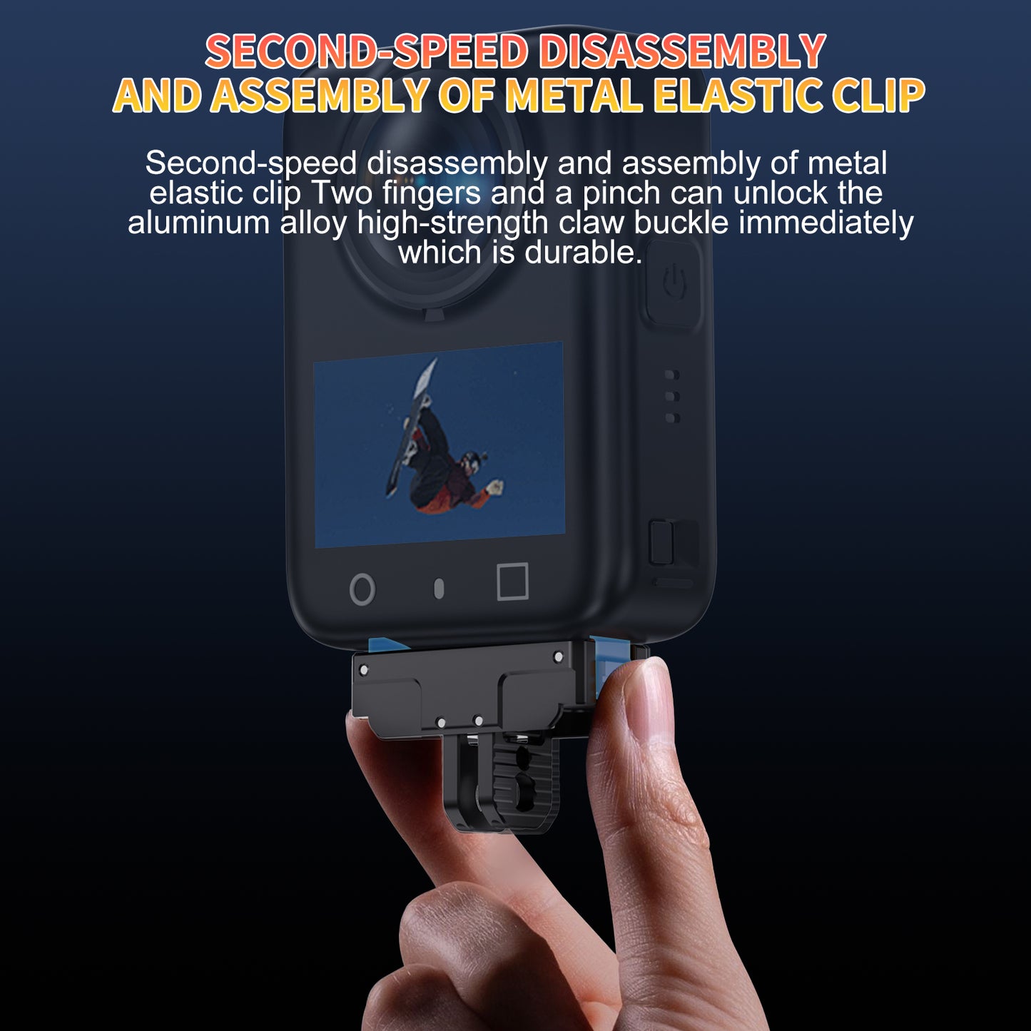 Tokdance KC05 Magnetic Quick Release Metal Base for  ACTION 2.0 Compatible Mount