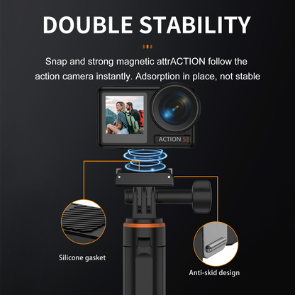 KC07 Two-Prong Mount Base for Action Cameras | ACTION Series Compatible Adapter