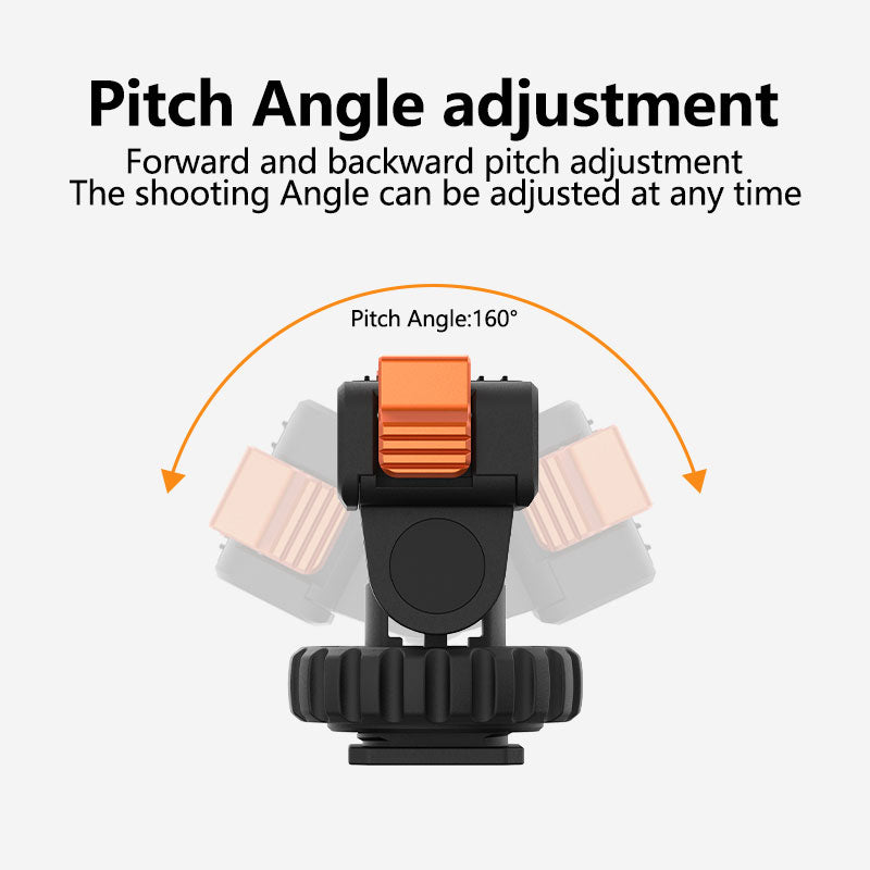 Insta360 AC-36 Action Camera Quick-Release Cold Shoe Mount | Durable Plastic Swivel Adapter for Accessories