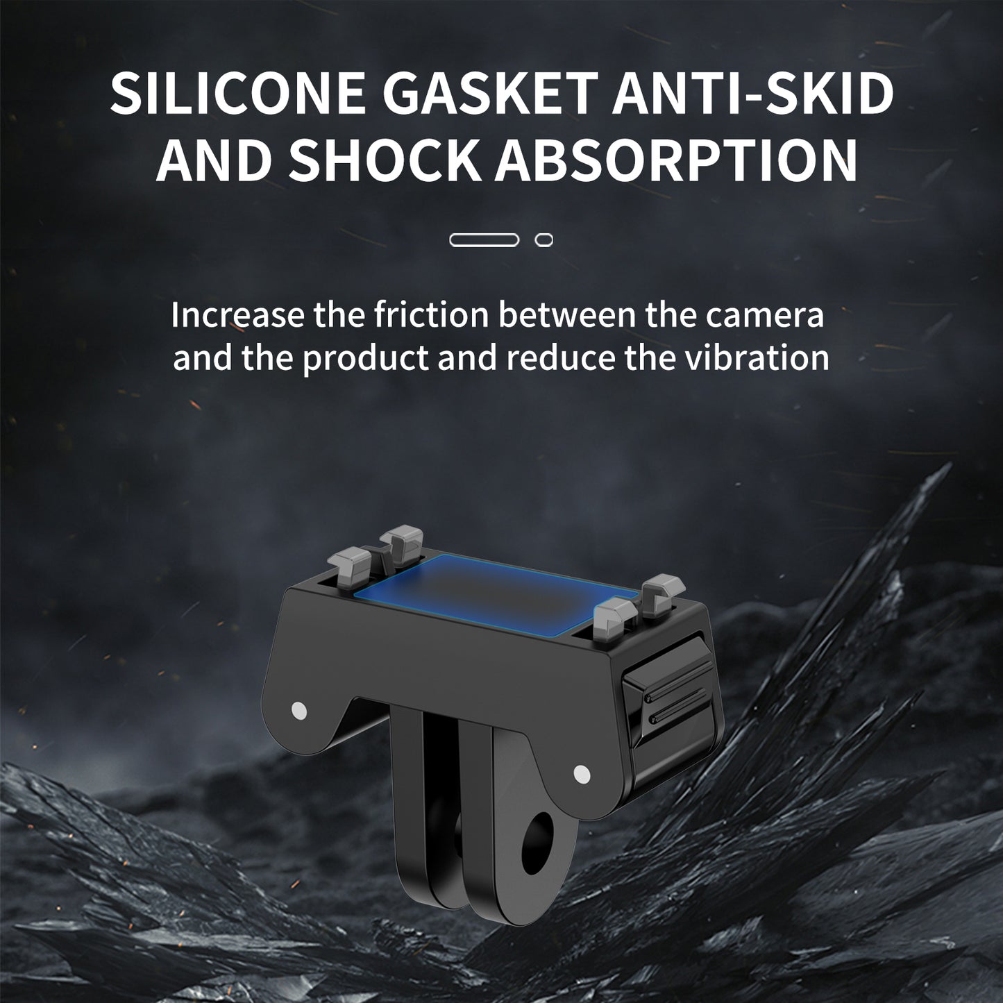 Tokdance Insta360 Metal Action Mount Base – Two-Prong Conversion Adapter