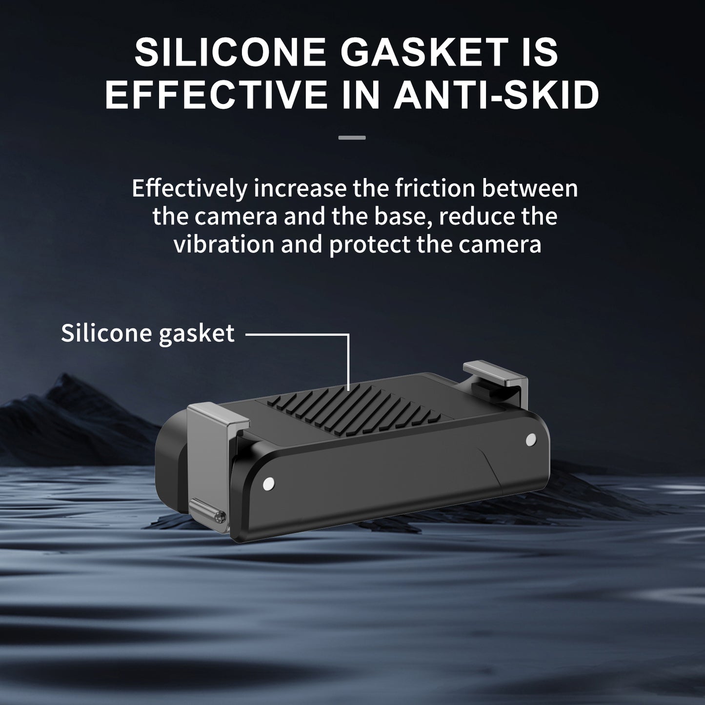 ACTION 1/4 Inch Screw Metal Base Mount for DJI Action Cameras – Universal Tripod Adapter for Stable Shooting