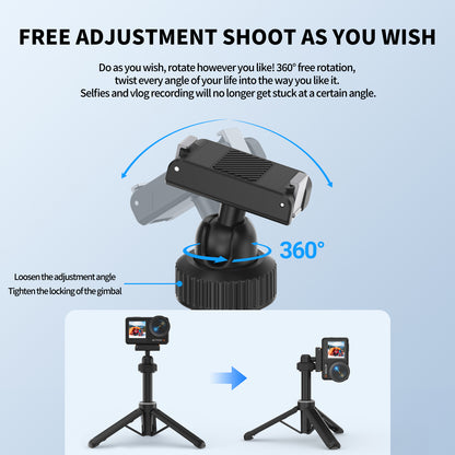 Tokdance Action Creator Tripod – Magnetic Quick-Release Mini Tripod for DJI Action Cameras