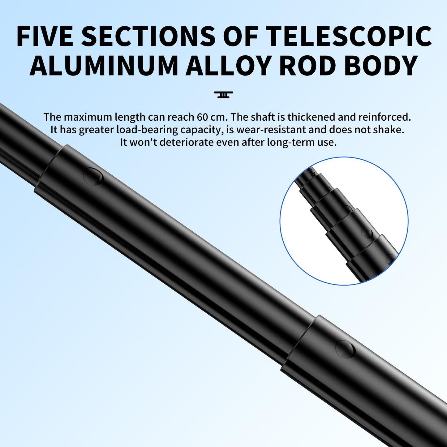 Tokdance Universal Action Camera Tripod – Compatible with GoPro, DJI & Insta360