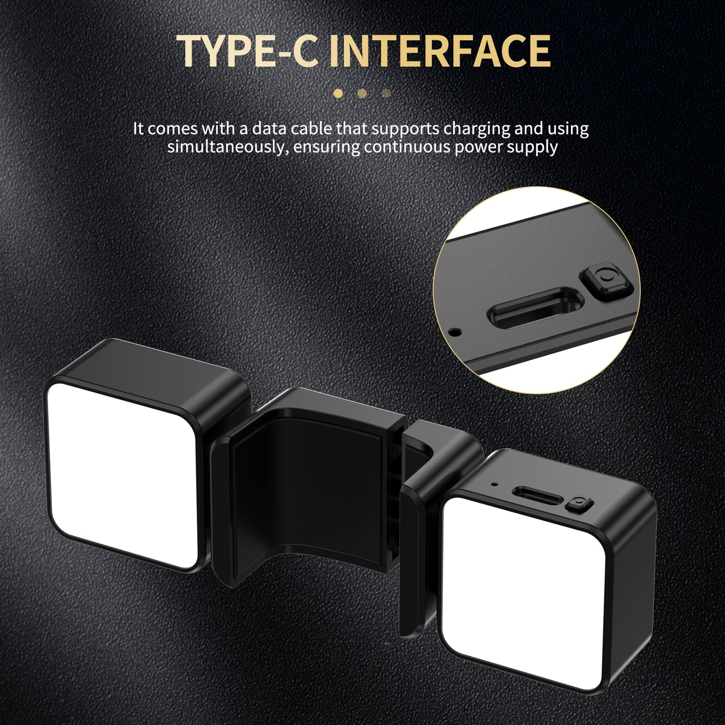 Tokdance Pocket 3 Dual LED Light Kit – Magnetic Dual Fill Lamps (High-CRI)