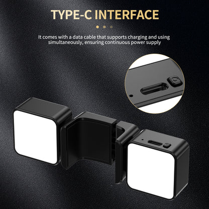 Tokdance Pocket 3 Dual LED Light Kit – Magnetic Dual Fill Lamps (High-CRI)