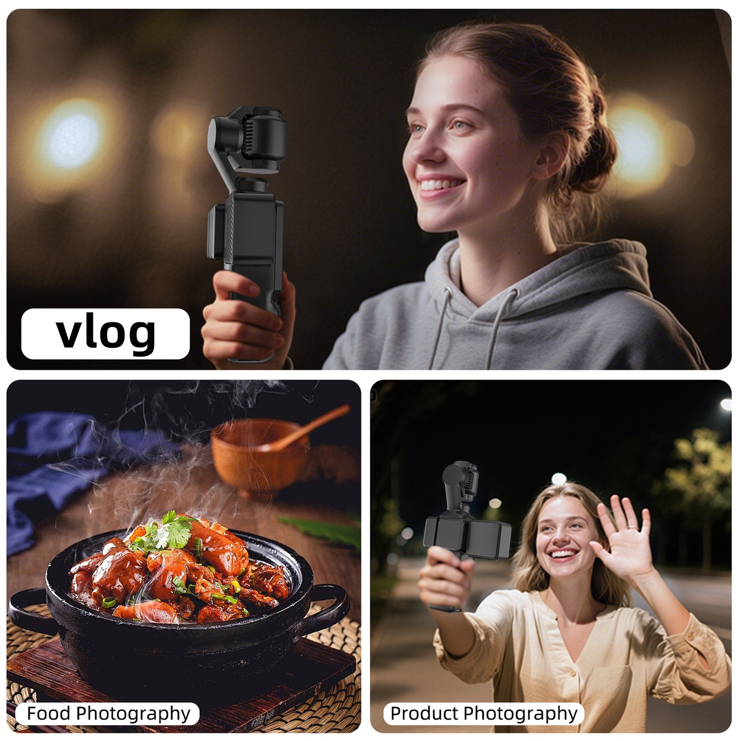 Tokdance Pocket 3 LED Light Kit – Single Fill Lamp (Magnetic, High-CRI)