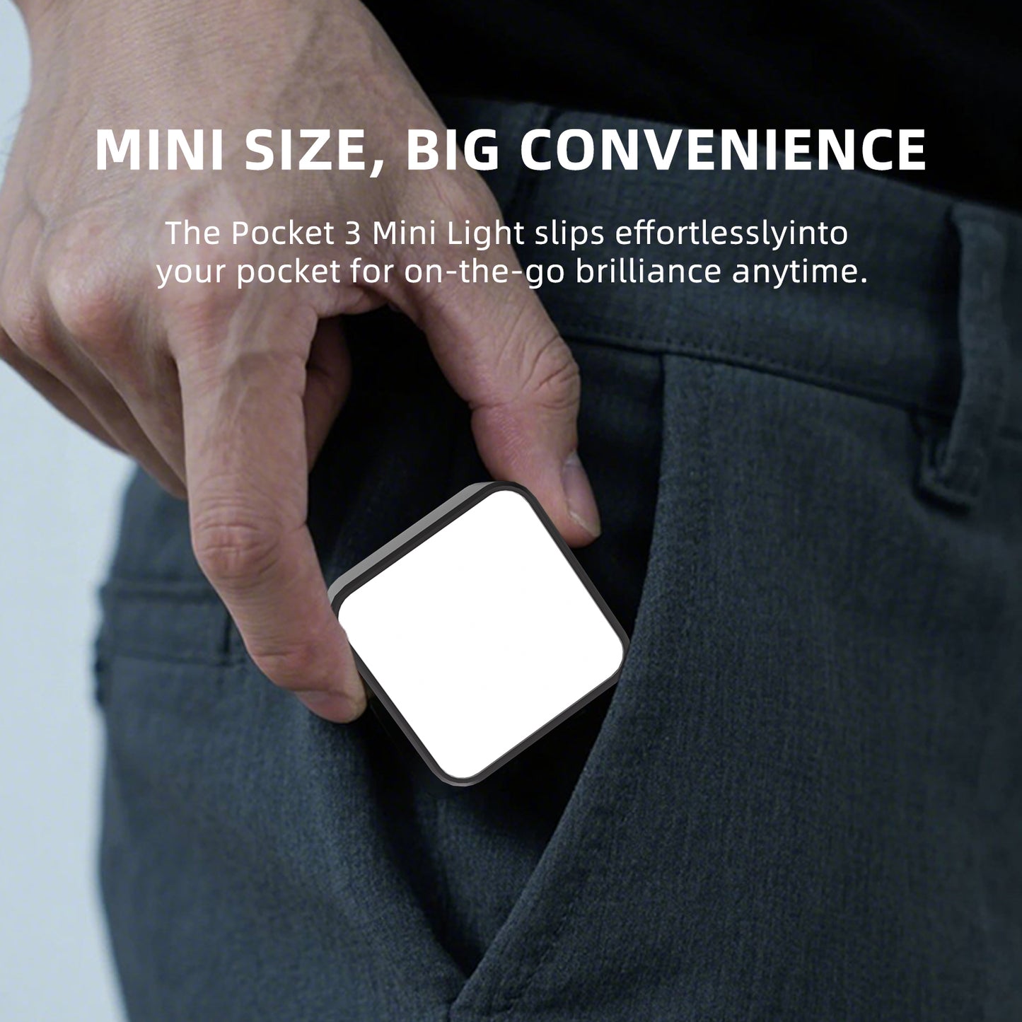 Tokdance Pocket 3 LED Light Kit – Single Fill Lamp (Magnetic, High-CRI)