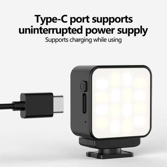 Magnetic Action Camera Fill Light | Portable LED Light for GoPro Insta360 DJI with Magnetic Quick-Mount Design