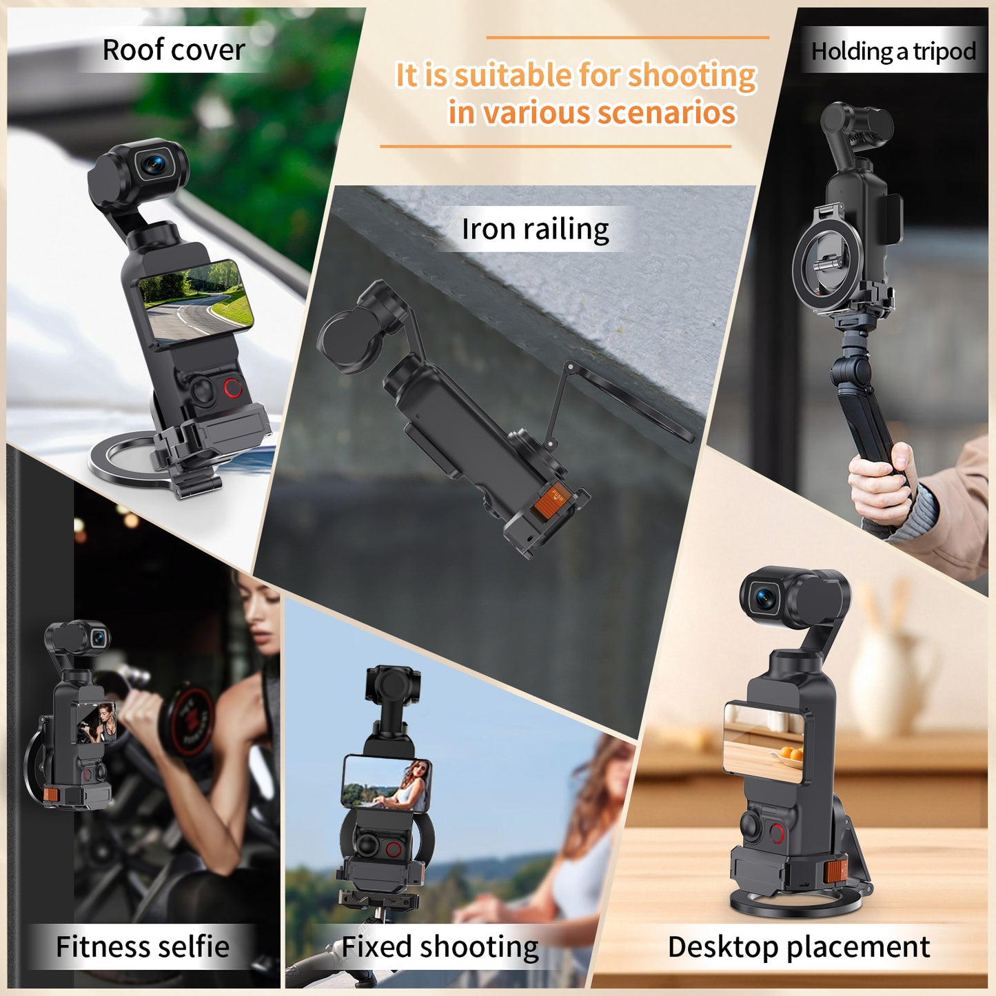 Tokdance Pocket 3 Creator MagSafe Phone Clamp – Magnetic Side-Mount Holder