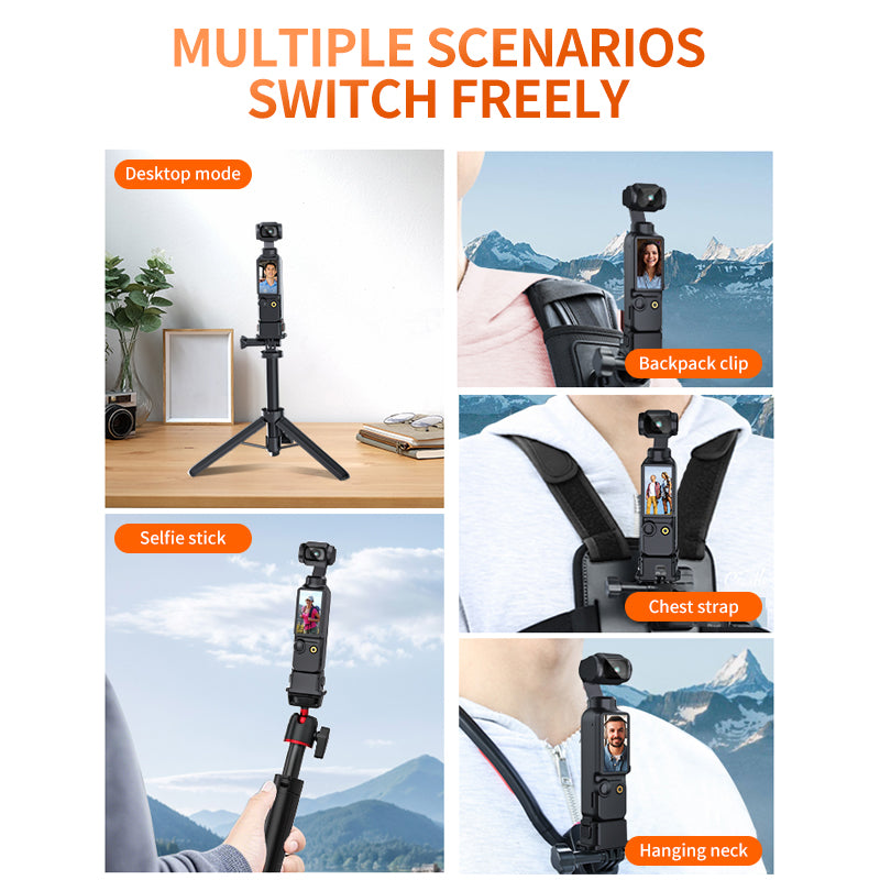 Pocket 3 Quick Release Charging Mount Base for DJI Pocket 3 Camera Accessories