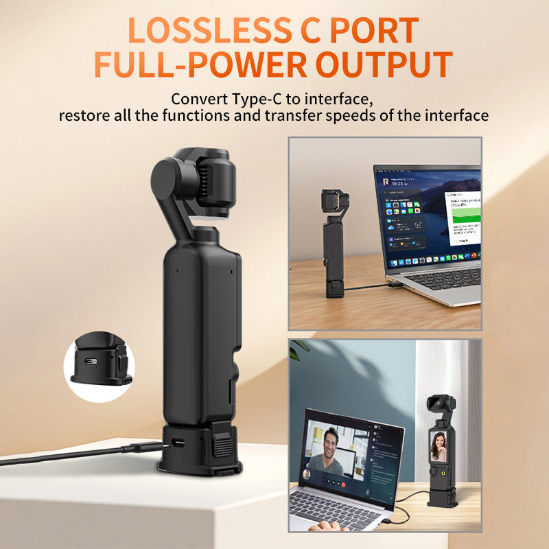 Pocket 3 Quick Release Charging Mount Base for DJI Pocket 3 Camera Accessories