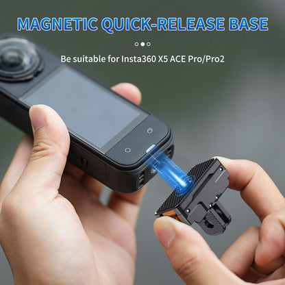 ACTION Magnetic Quick Release Metal Base for DJI Action Cameras – Stable Mounting with Easy Detachment