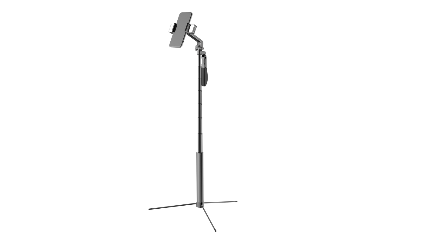 TDA21s Retractable cell phone tripod and selfie stick