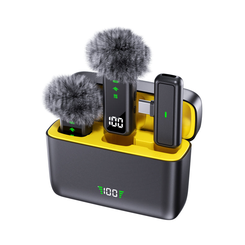 Wireless Microphone for Vlogs and Short Videos, Universal for Phones
