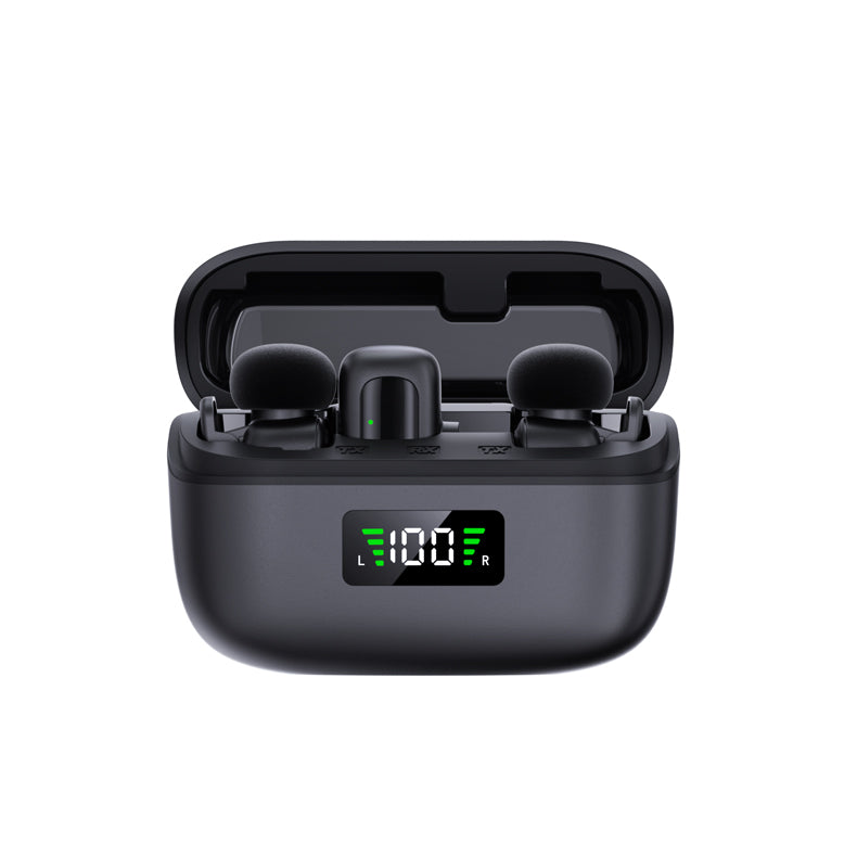 High-Quality Wireless Microphone for Vlog Audio, Works with Mobile