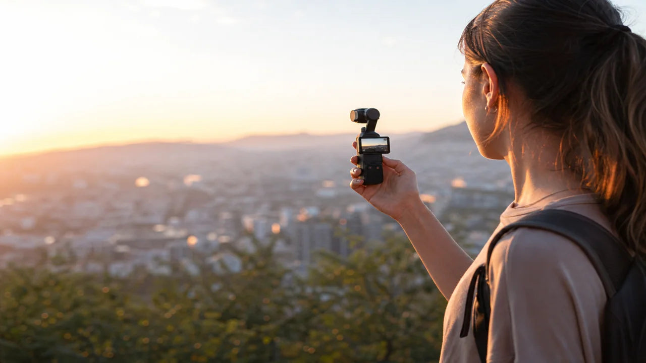 Vlog & travel creator scene